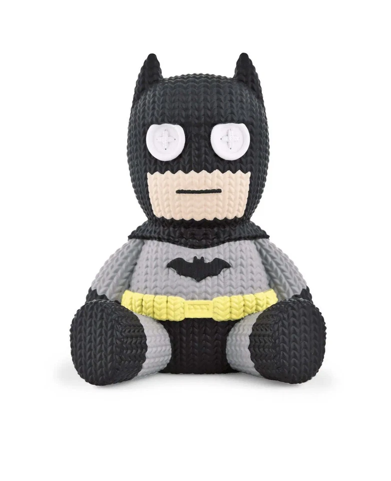 Figura de vinilo de Batman hecha a mano de la serie tejida de robots (6 pulgadas de alto) nueva en caja Foto 2 de 4