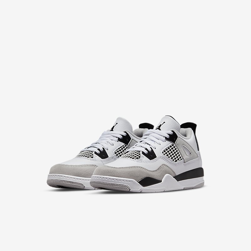 Nike Air Jordan 4 Retro PS White Black 