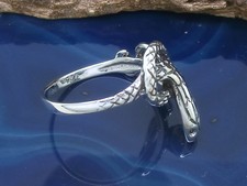Belons Anello Serpente Argento Sterling 925 - Design Aperto Regolabile - Con Zirconia Cubica - Regalo Perfetto Donna - Foto 6