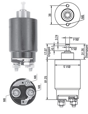 MAGNETI MARELLI 940113050264 Solenoid Switch, starter