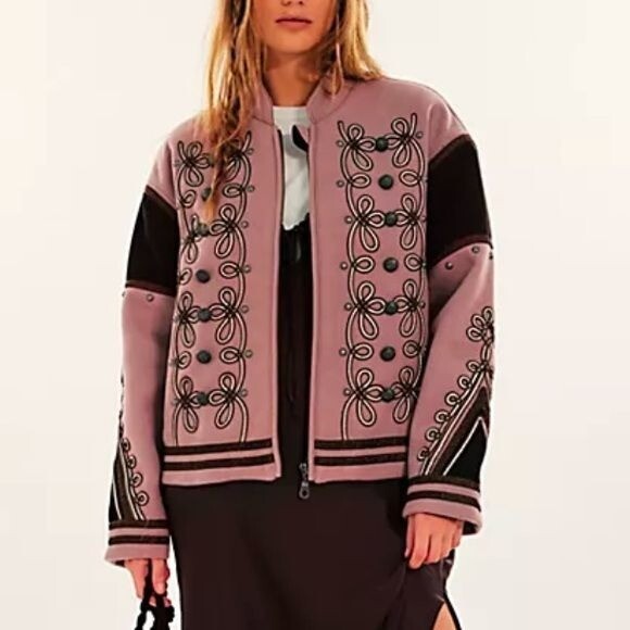 ジャケット・アウター Bibiy bibiy JENNY RIBBON CUFFS JACKET JENNY RIBBON CUFFS JACKET Bibiy. トップスの通販 by shop｜ラクマ