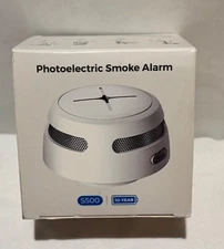 Aegislink Wireless 10 yr Smoke Alarm S-500 Photoelectric Sensor NEW SEALED