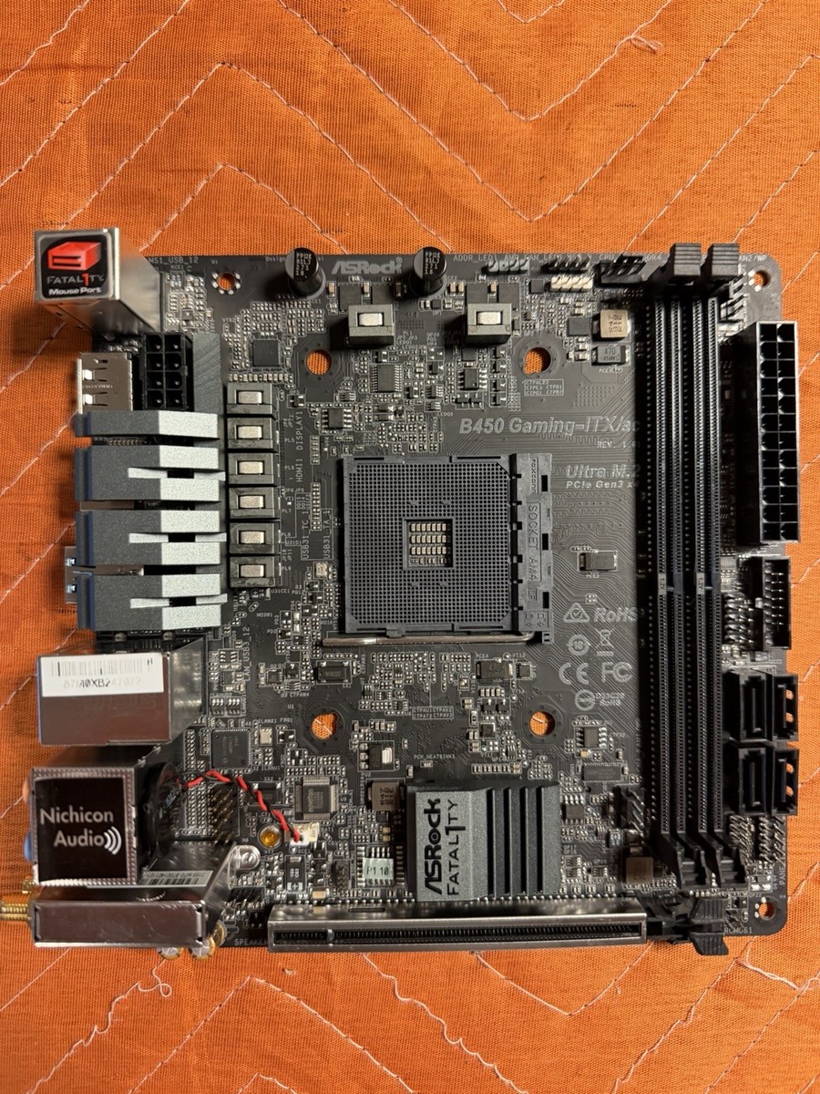 ASRock Fatal1ty B450 Gaming-ITX/Ac AM4 Mini ITX Motherboard DDR4