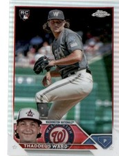 2023 Topps Chrome Update Thaddeus Ward #USC126 Washington Nationals