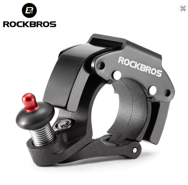 ROCKBROS 자전거 벨 100dB MTB 자전거 핸들바 벨 선명한 벨소리 방수