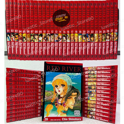 Red 　1~21巻セット (18巻抜け)　天は赤い河のほとり　英語版 Red River Manga Vol 1-28 END Complete Half/Full Set English