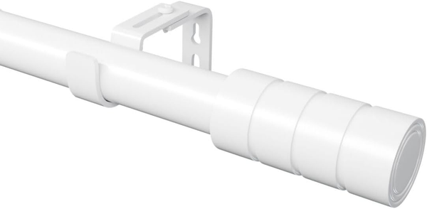 Gardinenstange Weiß Vorhangstange Ausziehbar Gardinenstangen Curtain Rod Mit Ver-image