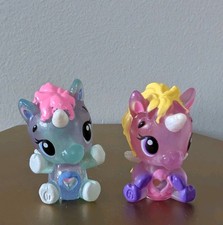 Hatchimals Colleggtibles Unikeets Season 4 Turquoise  Pink Unikeet lot 2 