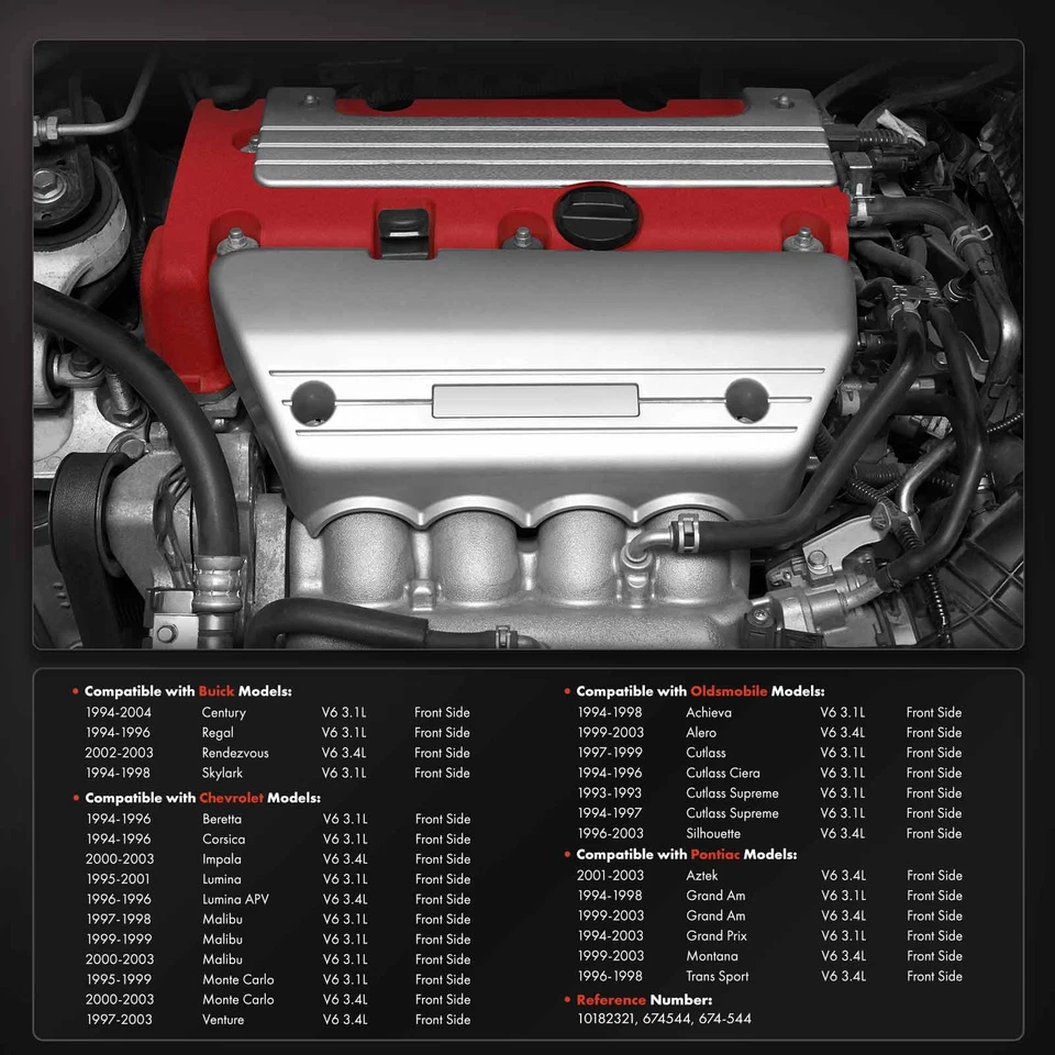 Colector de escape delantero para Chevrolet Malibu 1997-2003 Impala Buick Regal Pontiac Foto 2 de 4