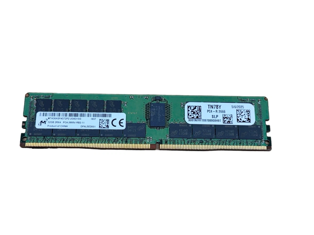 Micron DDR4 SDRAM 32 GB Total Capacity Memory (RAM) for sale | eBay