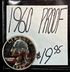 1960 Washington Silver Proof Quarter! ENN Coins