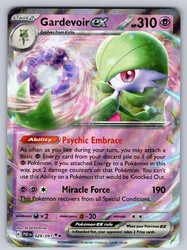Gardevoir ex 029/091 Paldean Fates Double Rare