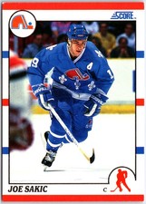 1990-91 Score Hottest and Rising Stars #7 Joe Sakic