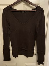 Morgan de Toi Women's Ladies Jumper S Small Brown Long Sleeve