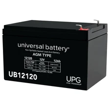 UPG 12V 12AH SLA Battery Replacement for Adventure Hp IGOR0005 Peg Perego