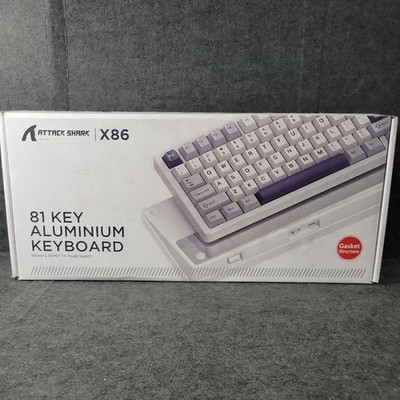 Attack Shark Mechanische Tastatur 81 Tasten Starry Night QWERTY JP getestet