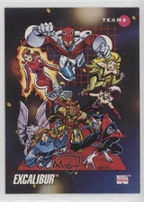 1992 Impel Marvel Universe Series III Teams Excalibur #180 lw9