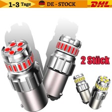 2X 1157 BAY15D P21/5W 12V 7W LED Birne Auto Blinker Bremslicht Lampe Glühbirnen