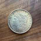 1890 Morgan Dollar - UNC Details Toned Light Cleaning - 90% Silver 1D