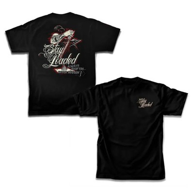 Stay Loaded Graphic T-Shirt - Bold 2-Sided Design for Gearheads & Shift