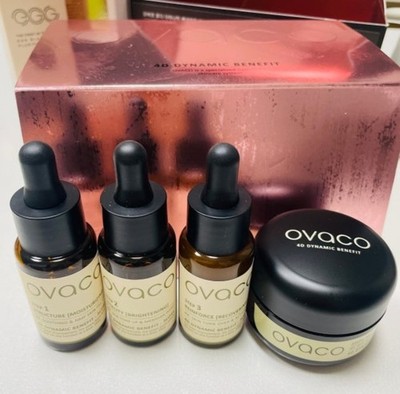 OVACO 4D Dynamic Benefit Set Premium 4-Step Serums 25ml x3 & Cream K-Beauty