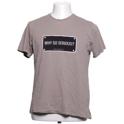 John Hatter & Co, T-shirt, Größe: S, THE GENTLEMAN, Beige, Baumwolle, Print #QYD