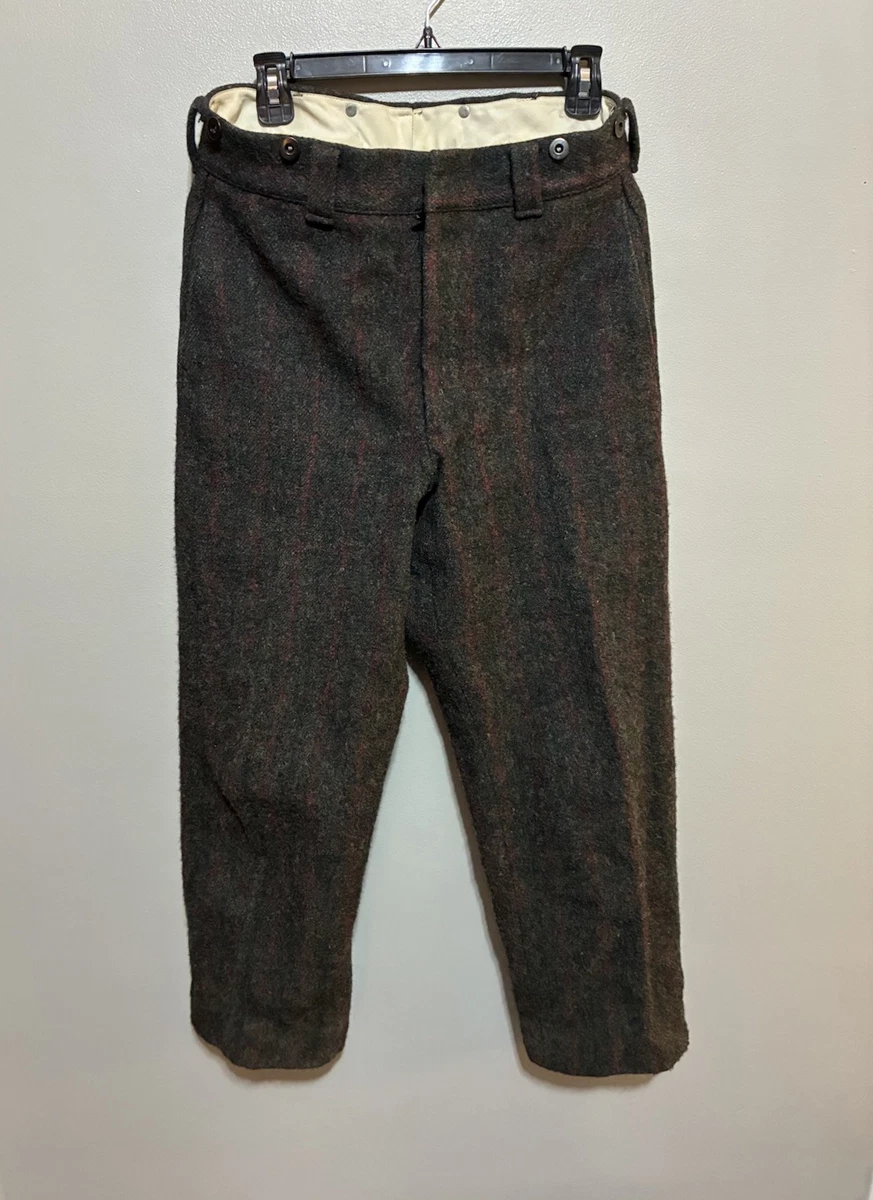 1980s 100% Wool Vintage Pants for Men for sale | eBay