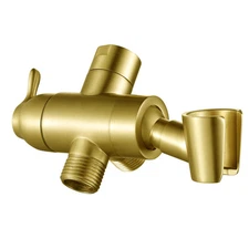 Shower Arm Diverter with Handshower Mount, G1/2 Brass 3 Way Shower Diverter V...