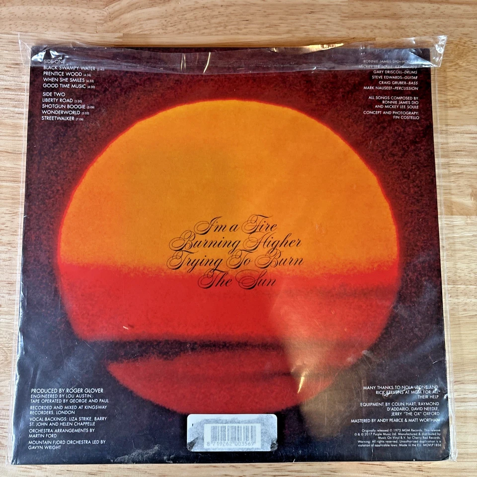 ELF Trying To Burn The Sun LP 180g Vinyl Dio - Image 3 of 4