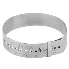 Stainless Steel Adjustable Bangle Gauge Jewelry Making Bracelet Sizing Tools