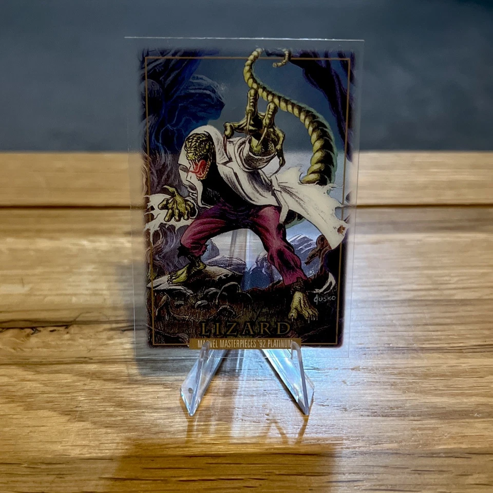 2024 Marvel Masterpieces '92 Platinum LIZARD Clear Cut #41 Mint Cond! - Image 3 of 3