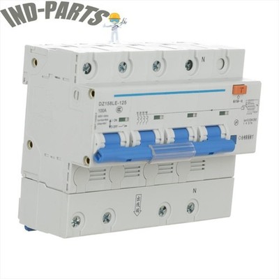 For CHINT DZ158LE-125 Residual   Operated Circuit Breaker 100A 4P *rr