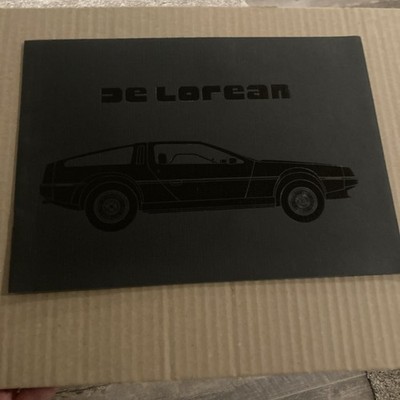 1981- 1983 DeLorean DMC-12 Original sales brochure 24 pg catalog literature
