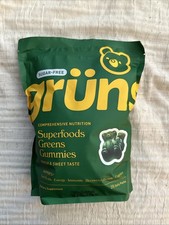Gruns Superfood Gummies SUGAR FREE Exp 1/2027