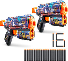 Skins Flux - Sonic Race Team 2 Pack 16 Darts by , Easy Reload, Air Pocket Da