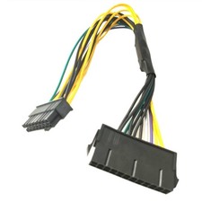 30cm/11.81" PVC Cable 24Pin to 16Pin ATXs Power Adapter Cable for Computer
