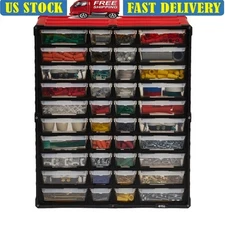 40 Drawer Small Parts Organizer Wall Mount Storage Craft Supply Organizer New