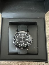 Haurex Italy Women's 1K374DNN Ink Royal Black Aluminum with Date Watch