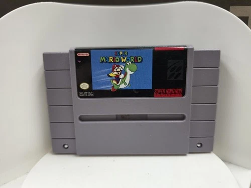 Super Mario World (Super Nintendo) SNES Cartridge - Authentic, Tested & Works