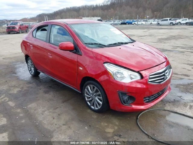 2019 Mitsubishi Mirage Front Grille OEM Used Pitted Red 3543627 - Image 2 of 4