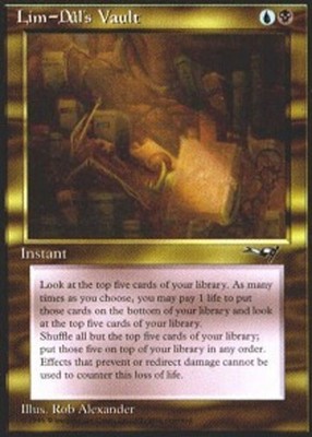 1x Lim-Dul's Vault Heavy Play MTG Magic - Kid Icarus -