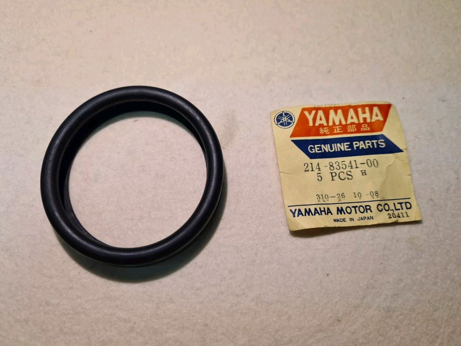 Tachymètre d'origine YAMAHA DT1 1968 petit format avec amortisseur carré