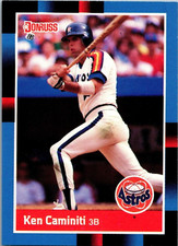 1988 Donruss #308 Ken Caminiti Rookie RC Houston Astros Baseball Card. rookie card picture
