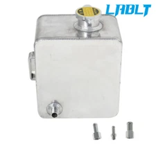 LABLT 2.5L Water Coolant Radiator Overflow Expansion Recovery Tank Aluminum