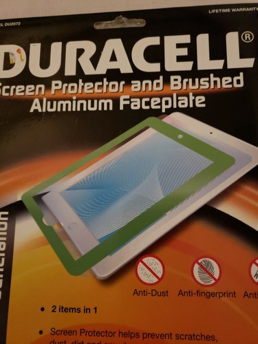 Brand New Duracell iPad 2 and iPad 3rd & 4th Generation Screen Protector Green - Picture 2 of 3