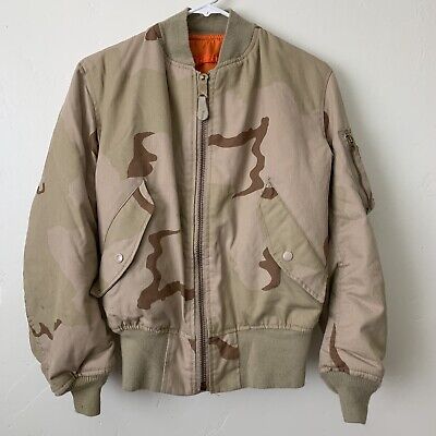 Vintage Alpha Industries MA-1 Bomber Jacket Size Small Vintage Alpha Industries MA-1 Bomber Jacket Size Small