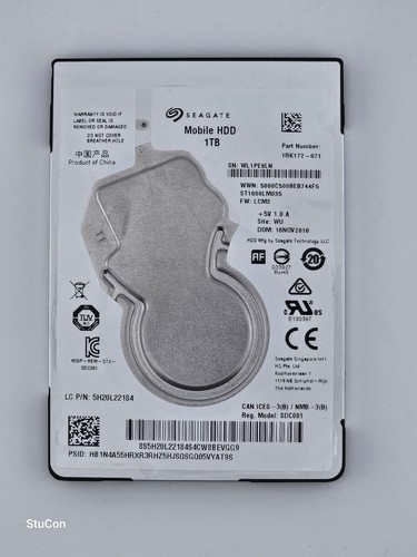SEAGATE Mobile HDD 1TB 1000GB ST1000LM035 SATA3 5400rpm 2,5" 128Mb Cache 5400rmp