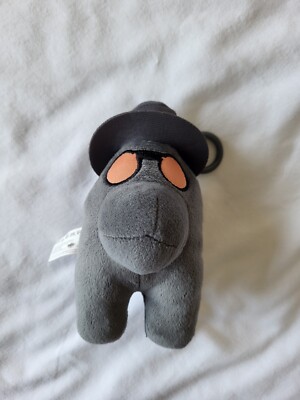 Toikido Among Us: Plague Doctor Tasche Clip Plüschtier Kuscheltier - 6 Zoll / 15 cm
