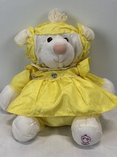 Vintage 1986 Puffalump Yellow Lamb Plush Fisher Price Stuffed Animal puffalumps