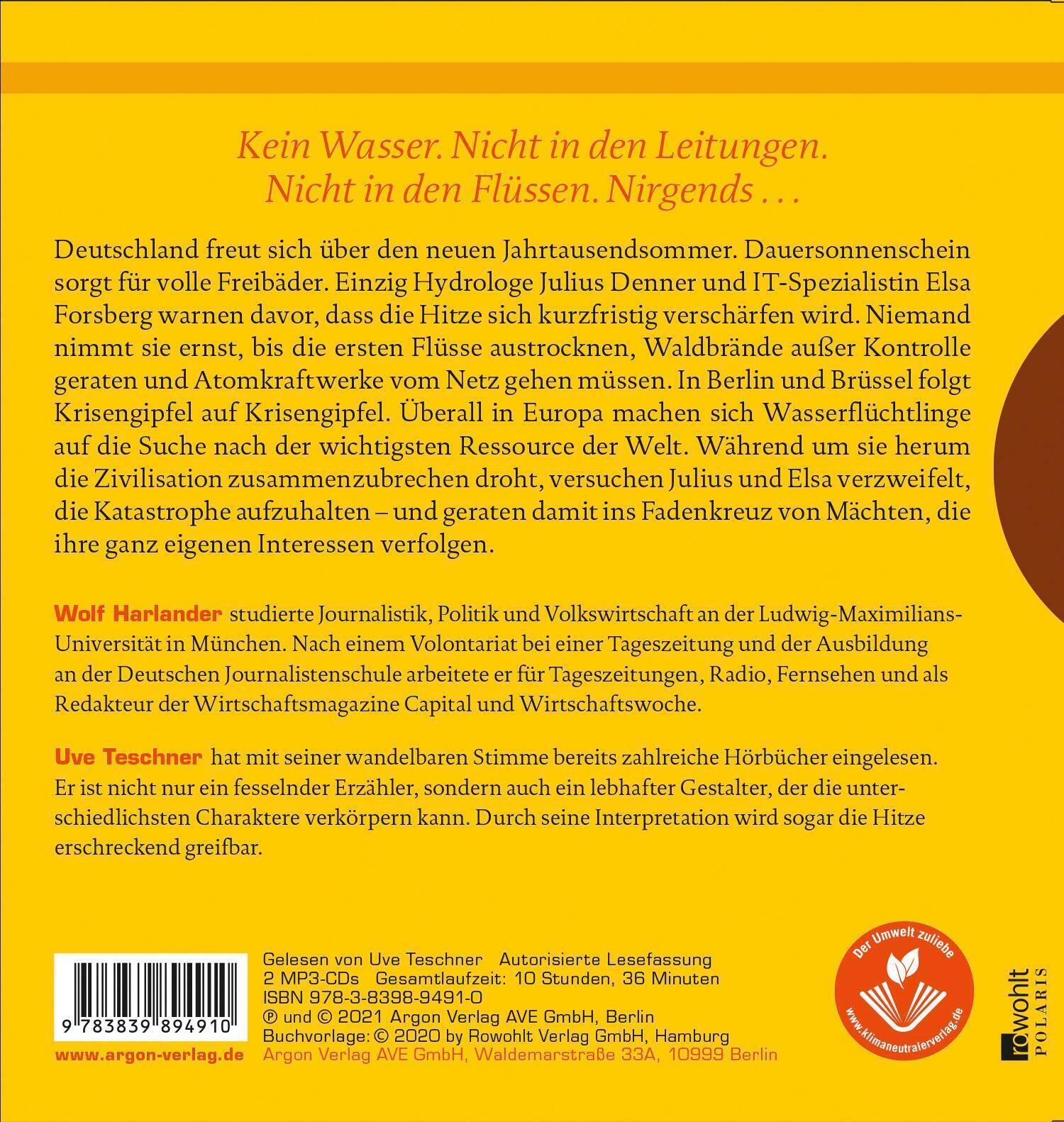 Thumbnail - 42 Grad | Wolf Harlander | Deutsch | Mp3 | 2 | 2021 | Argon | Ean